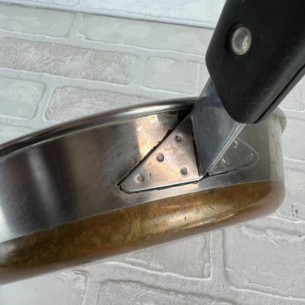 Vintage Revere Ware 1801 Copper Clad 8